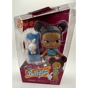 Bratz Babyz Sasha Collectible Fashion Doll with Real Fashion & Pet Bunny